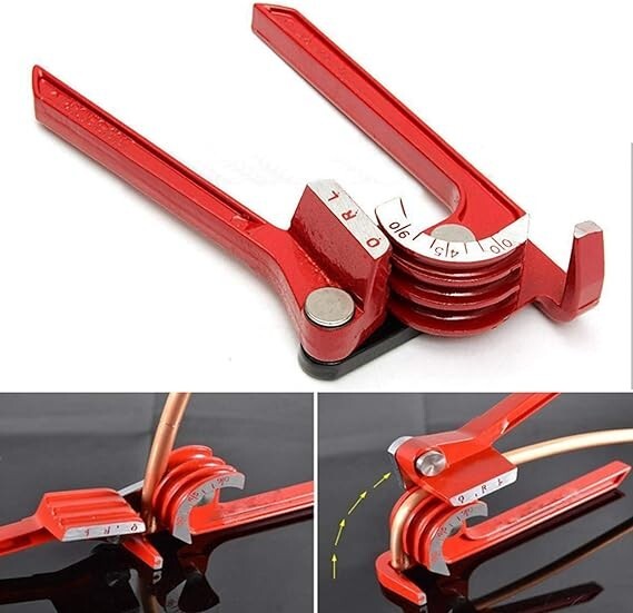 Tubing Tube Bender for Aluminum Copper Steel 1/4 5/16 3/8 Fuel Brake Line
