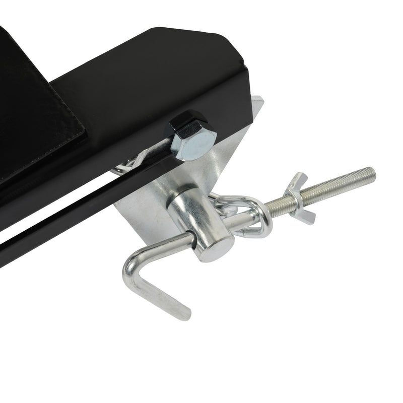 Transmission Floor Jack Adapter 1100lbs Capacity for Repair Tool Black Silvery
