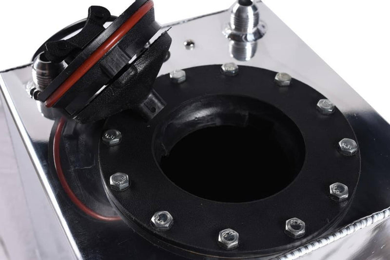 2.5 Gallon Aluminum Racing Drift Fuel Cell Gas Tank Level Sender Universal
