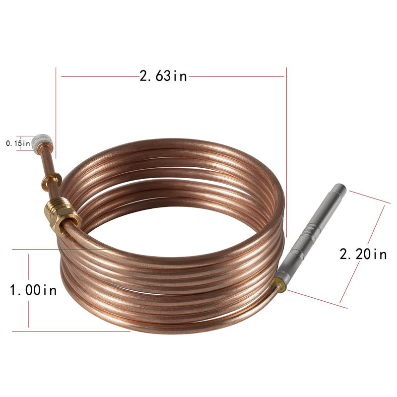 619154 621737 622746001 Thermocouple & Gas Valve 2Pcs Replacement Kit