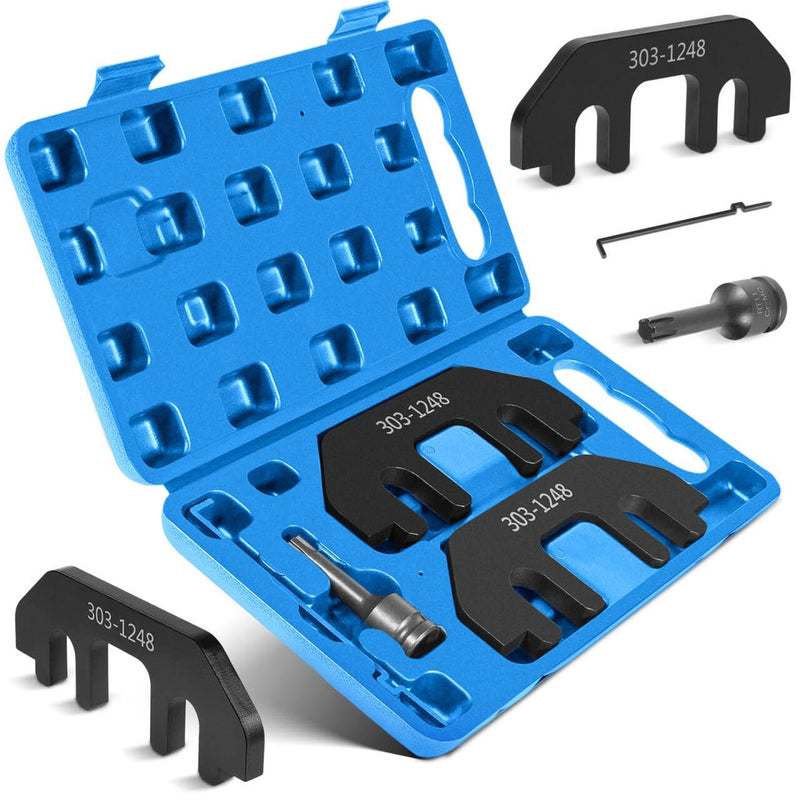 303-1248 Camshaft Holding Tool And Chain Tensioner Set for Ford 3.5L 3.7L 4V