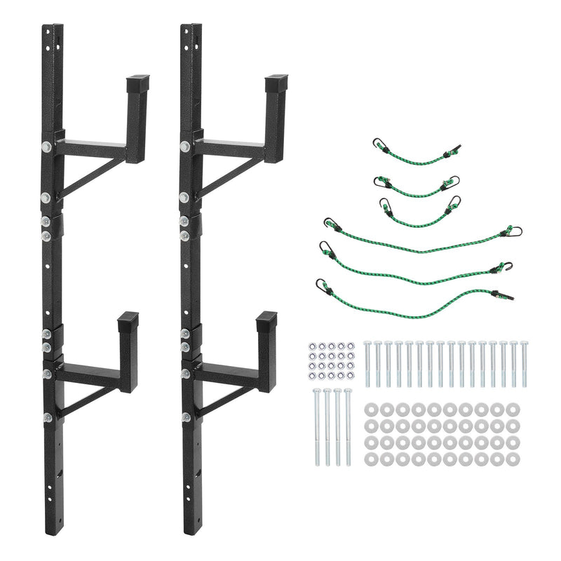 2 Adjustable Trailer Side Ladder Rack Wall Mount for Enclosed Trailers