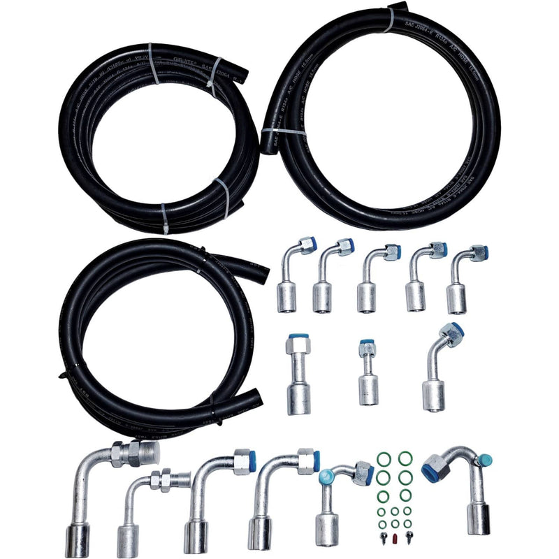 DURAFORCE 134A AC Air Conditioning Hose Kit With Fitting O-Ring for Wuling Baojun Holden