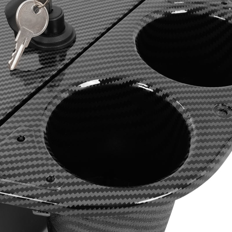 Carbon Fiber Style Dash Compartment for Yamaha Drive Golf Carts Plastic