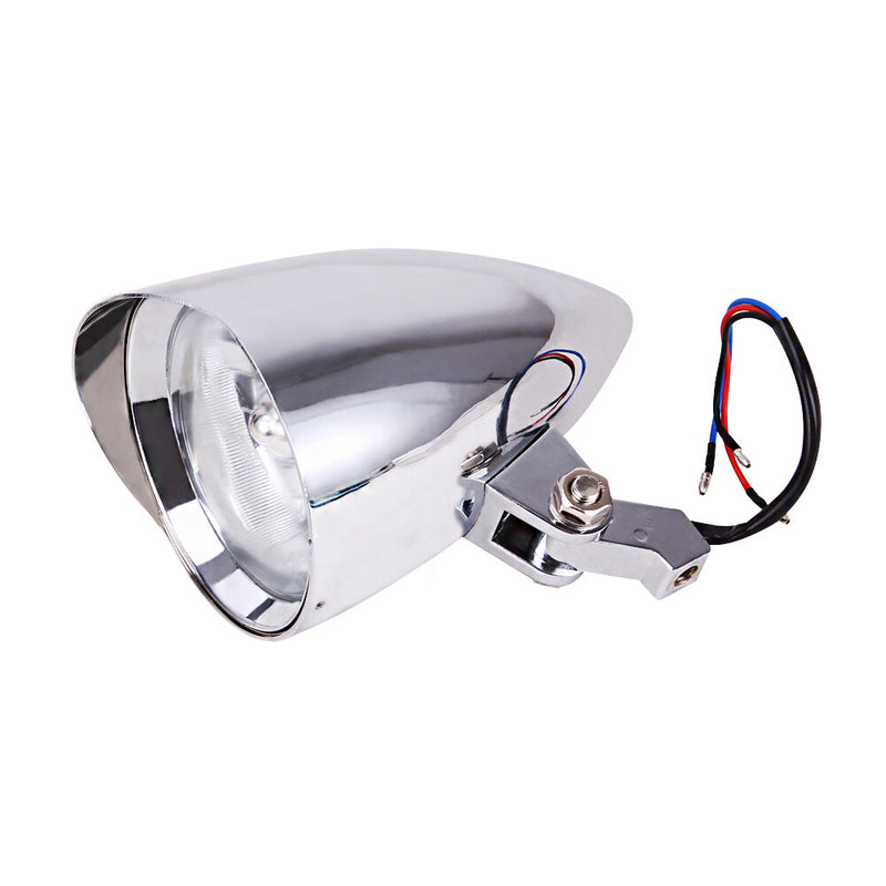 Bullet Headlight Assembly for Harley Dyna Sportster Softail Bobber Chopper