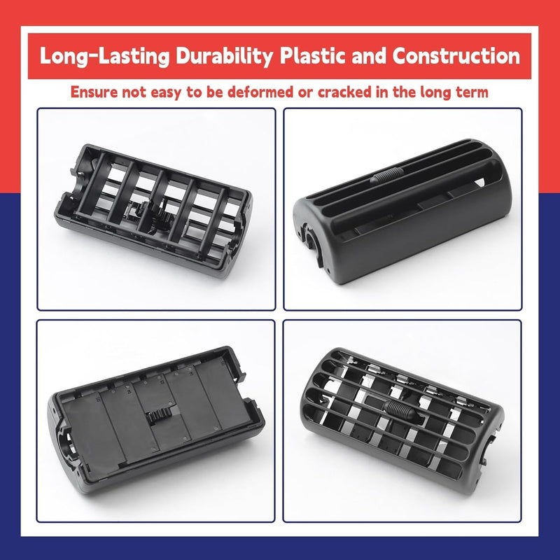 Center Dash Air Vent Louver Outlet for Jeep Cherokee XJ 1997-2001 Wrangler TJ
