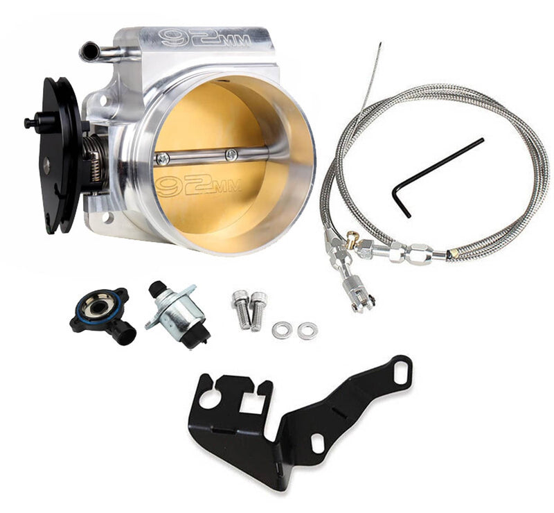 92MM Throttle Body TPS IAC Bracket for Chevy GM Gen III LSX LS1 LS2 LS7