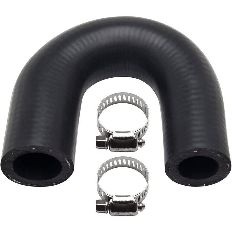 LS Heater Core Bypass Delete Hose Coolant Crossover w/ Clamps for Chevy Pontiac