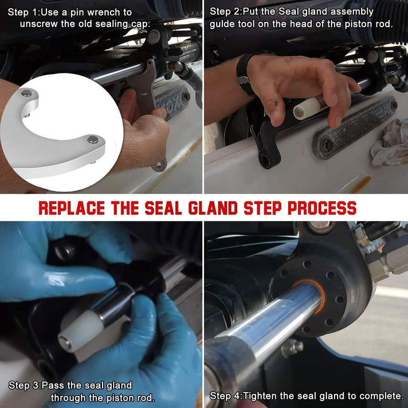 HS5157 Front Mount Hydraulic Steering Cylinder Seal Kit for Seastar Wrench