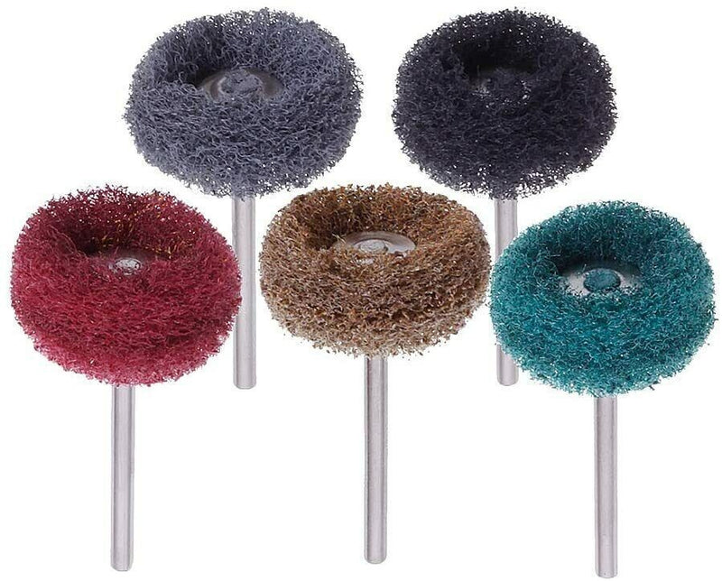 Abrasive Metal Polishing Buffing Wheel Burr Kit 80x for Dremel Rotary Tool Set