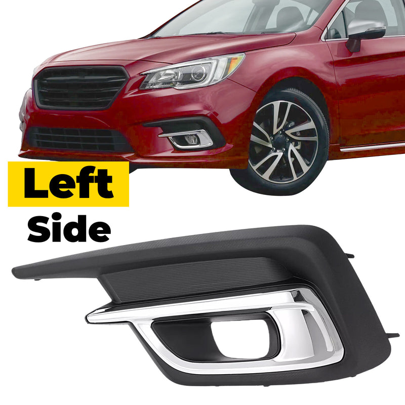 Driver Fog Light Lamp Cover Bezel Chrome Trim for Subaru Legacy 2018-2019