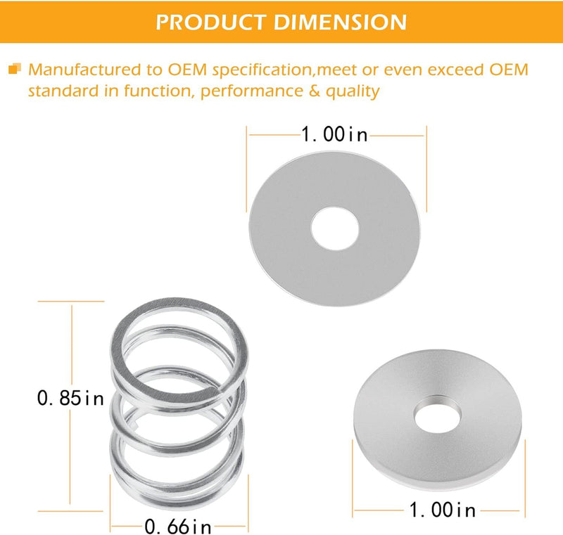 Parking Brake Pad Shims Springs for Polaris Ranger 05-13 500 700 800 900 EV