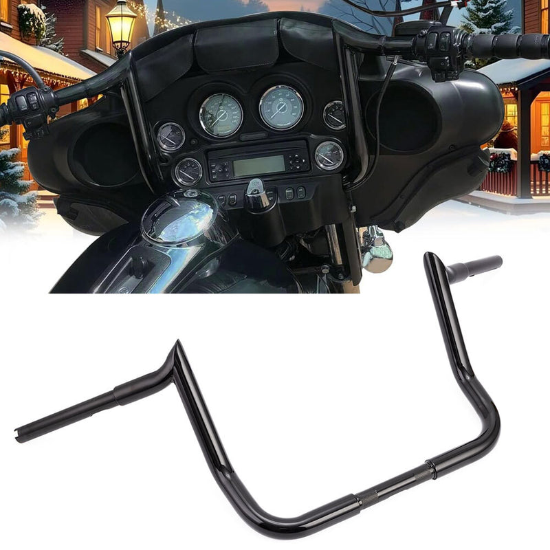 12 Inch Ape Hangers 1 1/4 Handlebar for Harley Street Glide Electra Tri Glide