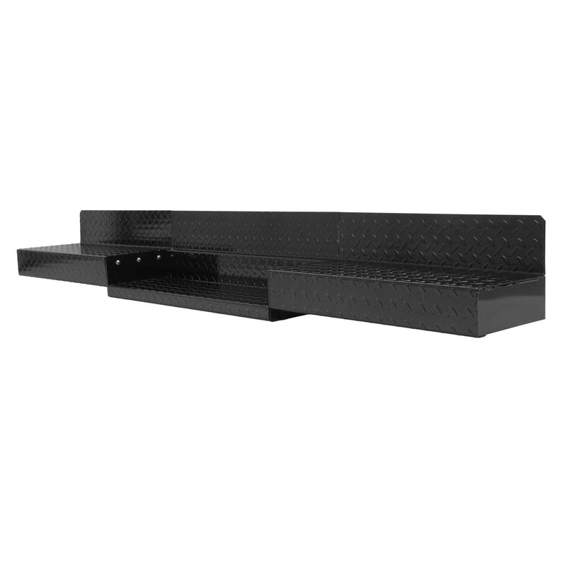 DURAFORCE Rear Step Bumper 83" Black Universal Screw-On for Enclosed Utility Body