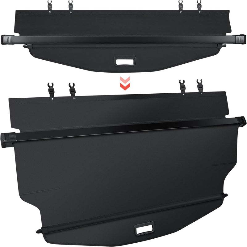 Trunk Cargo Cover for Chevy Equinox GMC Terrain 18-25 Retractable Rear