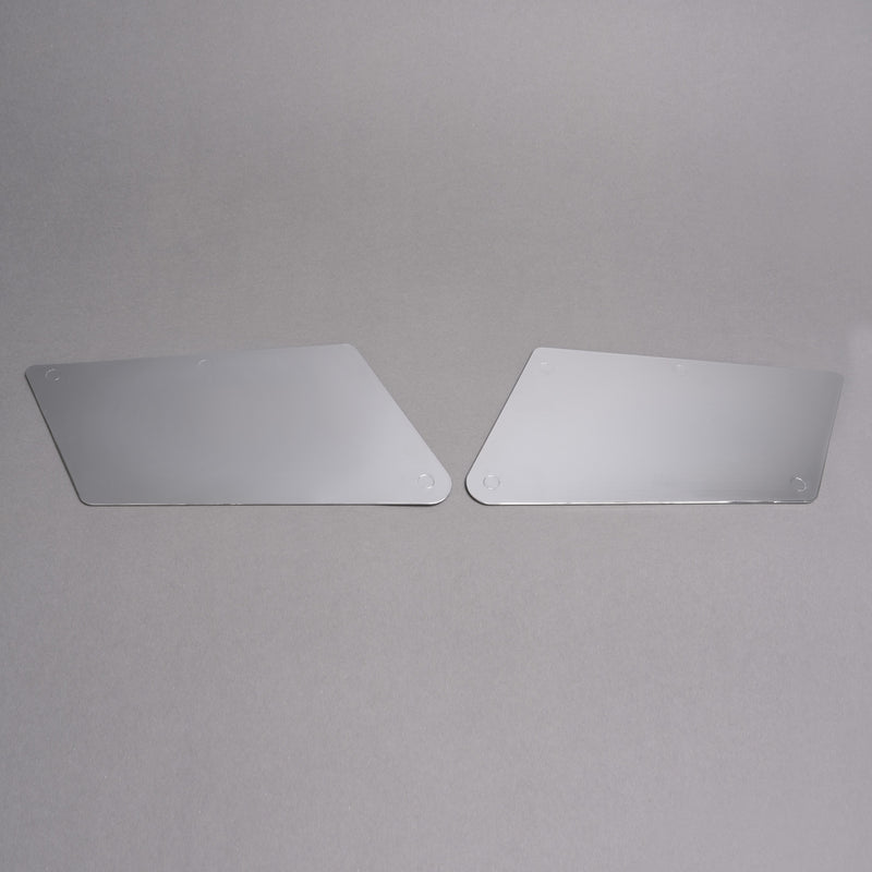 Fender Chrome Headlight Hood Trim Set Left Right Side for Volvo VNL 2004-2015