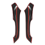 DURAFORCE Interior Door Armrest Cover Trim for Acura TSX 2009-2014 Gloss Black 4Pcs