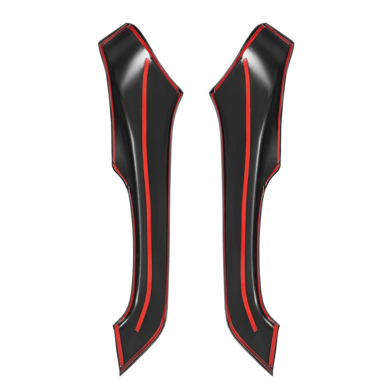 DURAFORCE Interior Door Armrest Cover Trim for Acura TSX 2009-2014 Gloss Black 4Pcs