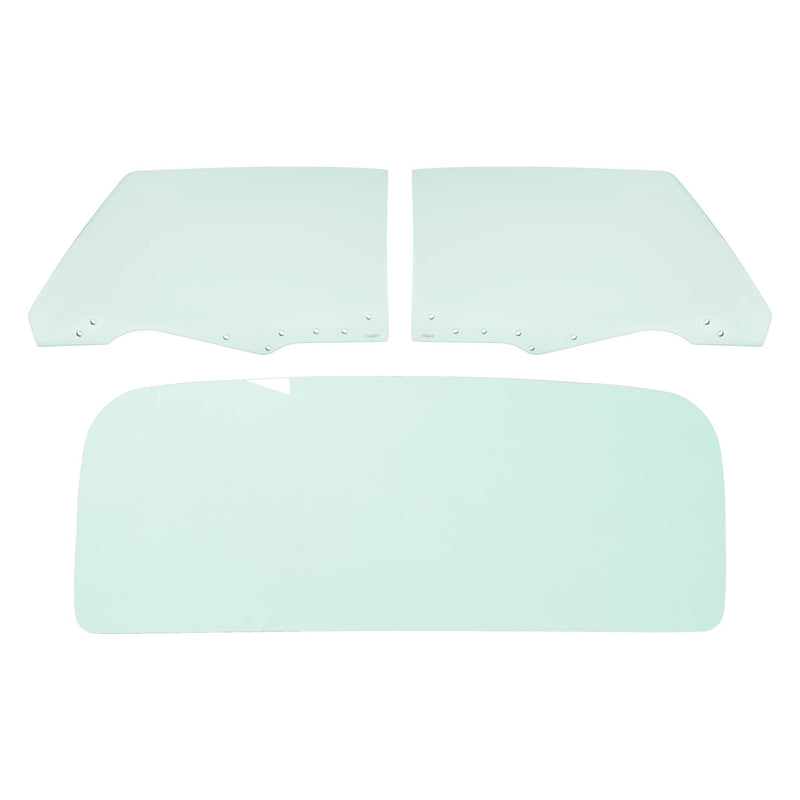 DURAFORCE Rear Side Window Glass for Chevrolet Chevelle 1970-1972 2 Door 5 Pcs