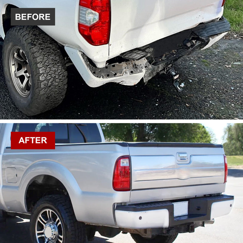 Rear Step Bumper Assembly with Sensor Hole for Ford F250 F350 Super Duty 2008-20
