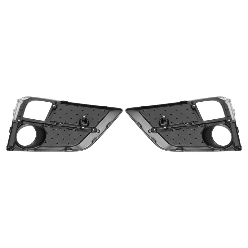 Fog Light Cover Front Bumper Lamp Bezel for Honda Odyssey 2018-2020 Black Pair