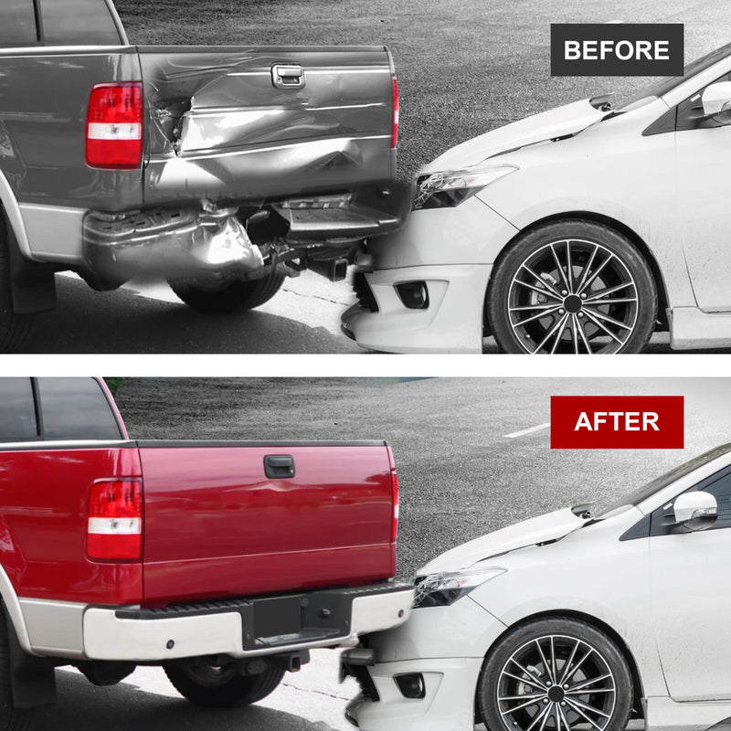 Chrome Rear Bumper Assembly Step Bumper with Hole for Ford F150 F250 2006-2008