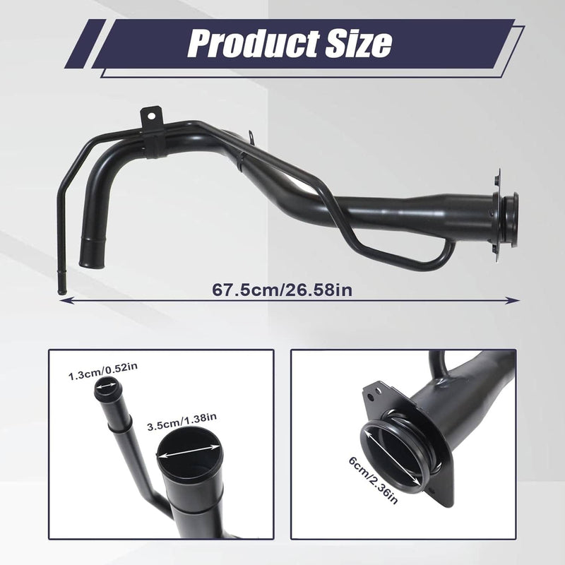89201-80J30 Fuel Tank Filler Neck Pipe for Suzuki SX4 2008-2013 2.0L L4 Gas