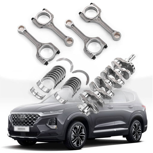 DURAFORCE Crank Shafts Connecting Rod Bearing Kit for Hyundai Santa Fe Sport 2.4L 2013-18
