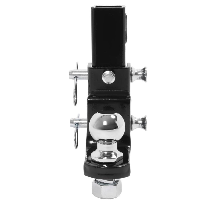 DURAFORCE 2" Receiver Trailer Hitch Ball Mount 9-1/2" Drop Tow Adjustable 7500lb