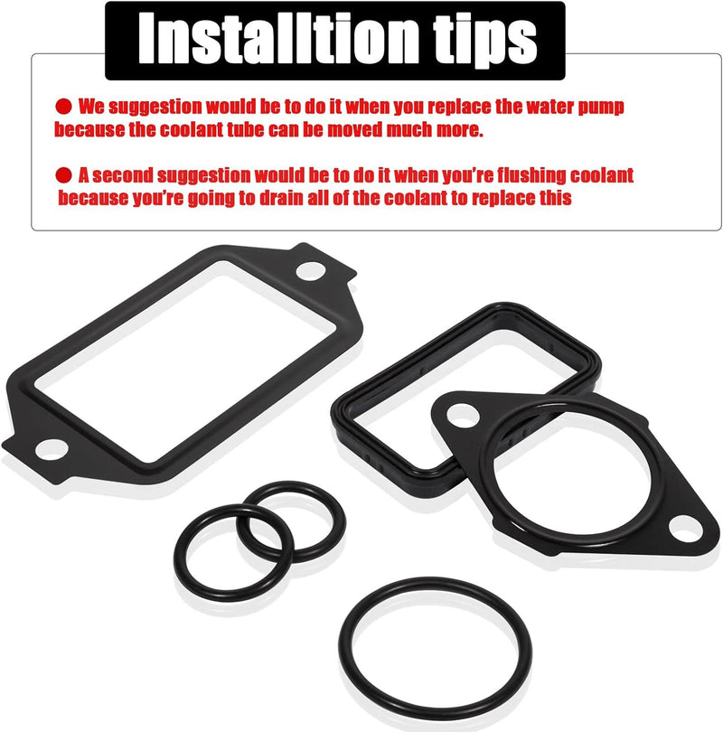 10263 Oil Cooler Seal Install Kit for 2001-2010 GM 6.6L Duramax LB7 LLY LBZ LMM