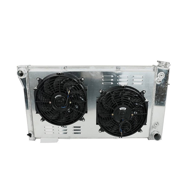 4 Row Core Radiator Fan Shroud for Chevy GMC C10 C20 C30 Pickup Truck 1973-1987