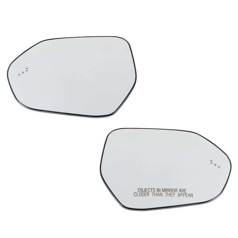 Mirror Glass Set Heated Blind Spot Detection for 2019-2022 Toyota Corolla Pair