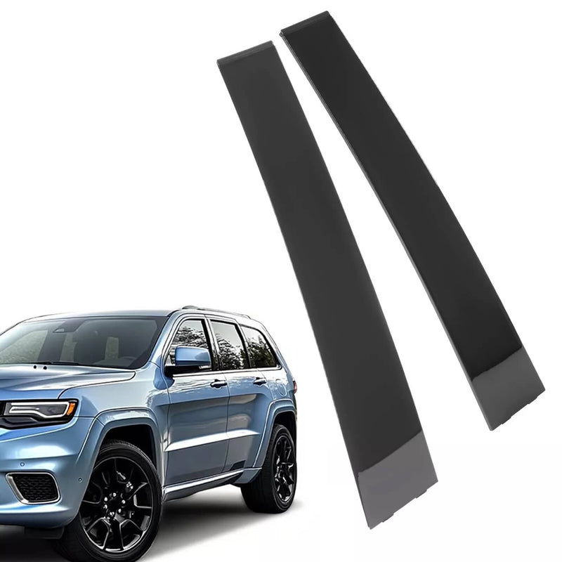 DURAFORCE Rear B Pillar Window Trim Applique for Jeep Grand Cherokee 2011-2021 Left Right