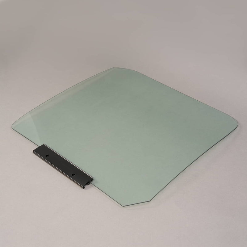 DURAFORCE Light Green Door Window Glass for Ford F-150 Bronco 1987-97 Front Driver Side