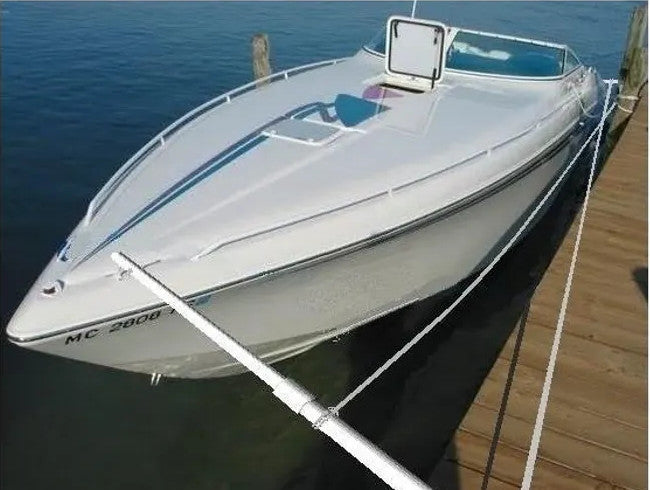DURAFORCE Criss Cross Poles for Boat Mooring Docking Replaces Dock Pier Bumpers Whips