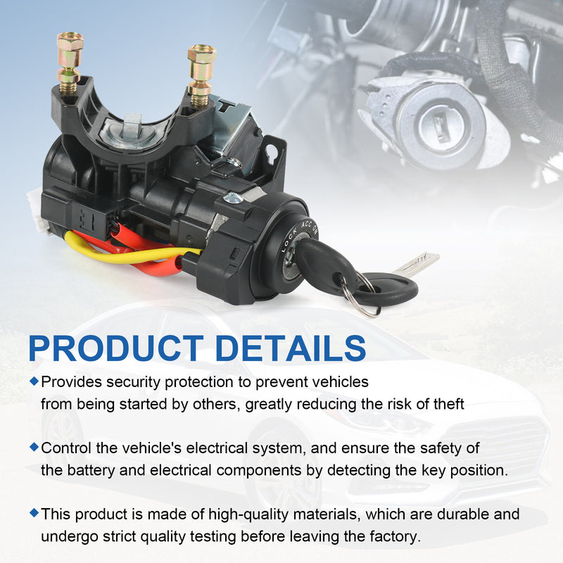 81905-C2510 Ignition Lock Cylinder Assembly with Keys for Hyundai Sonata