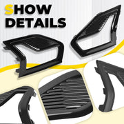 DURAFORCE Front Bumper Fog Light Lamp Grille Covers Bezel Trim for Ford Fusion 2019-2020