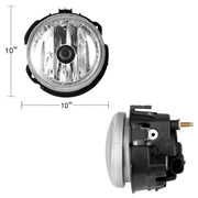 DURAFORCE For Subaru Forester 2009 2010 2011-2013 Front Bumper Clear Lens Fog Lights Lamps
