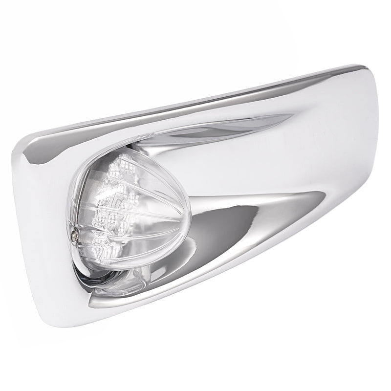 Right Side LED Clear Lens Fog Light Bezel for Kenworth T660 2007-2017