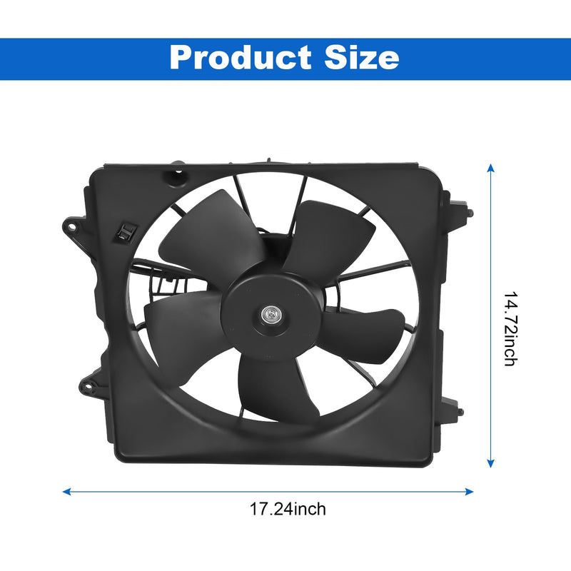 620-253 Radiator Cooling Fan Assembly Driver Side for Honda Civic 1.8L 2006-2011