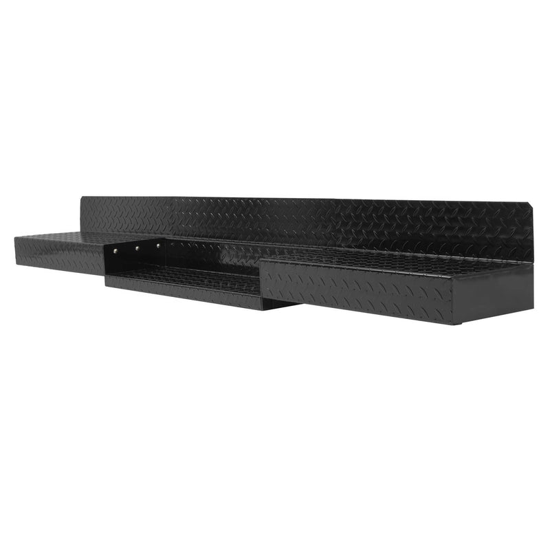 DURAFORCE Rear Step Bumper 83" Black Universal Screw-On for Enclosed Utility Body