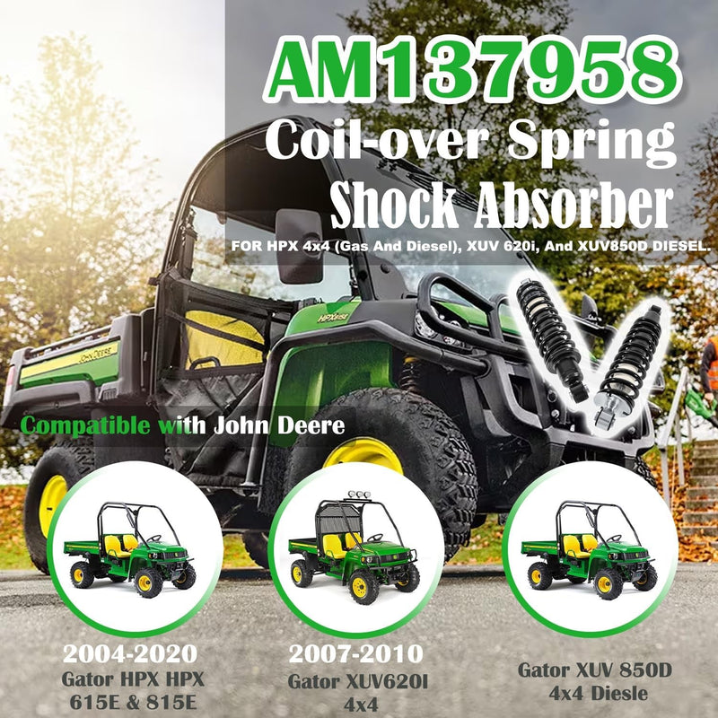 Rear Coil-Over Struts Shocks for John Deere Gator XUV620i XUV850D 2 Pieces
