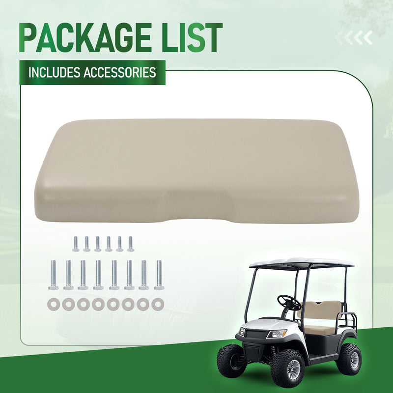 Front Seat Bottom Cushion Assembly Set for EZGO RXV 2008-UP Golf Cart