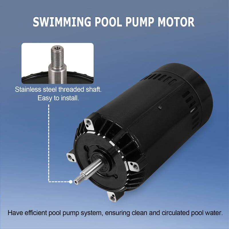Pool Pump Motor and Seal Replacement Kit for Hayward Max Flow Super Pump