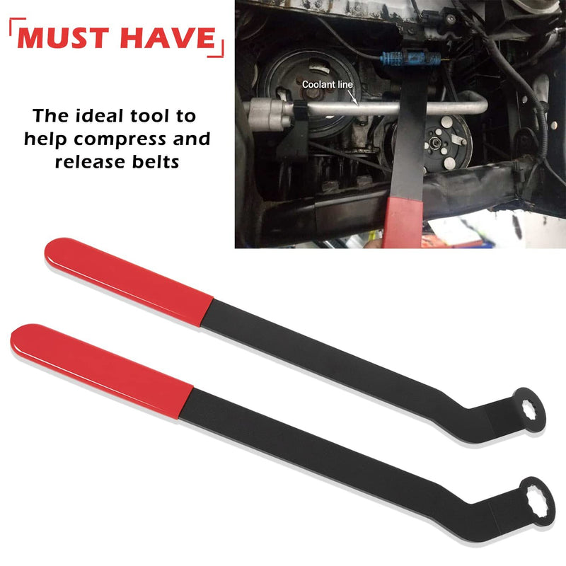 1016 Serpentine Belt Wrench Tool Set for Mini Cooper 2007 Up N12 N14 N16 N18