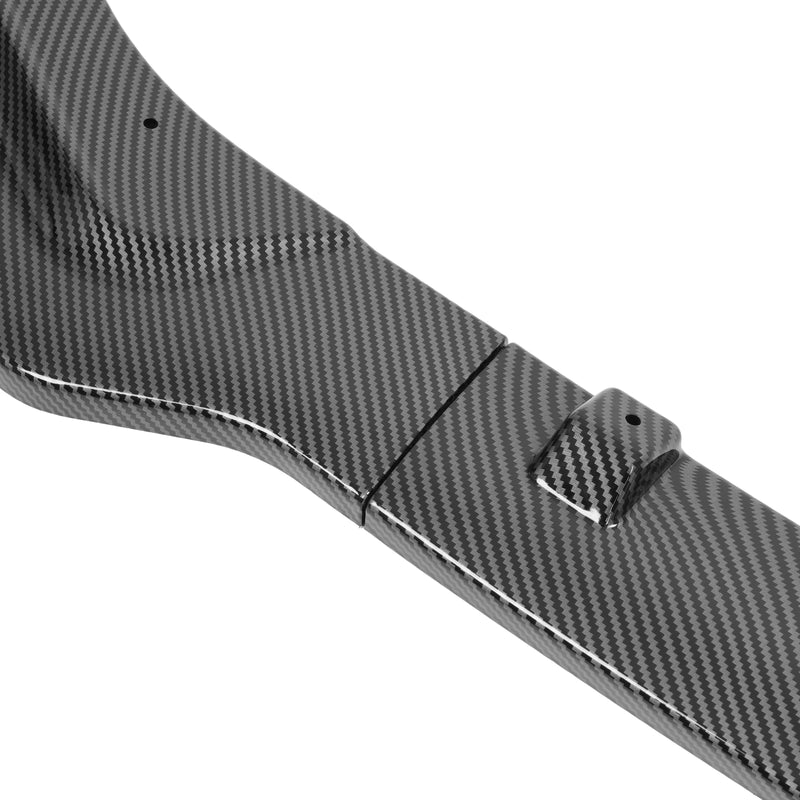 Carbon Fiber Color Front Bumper Lip Splitter for Infiniti 2018-24 Q50 Luxe Base