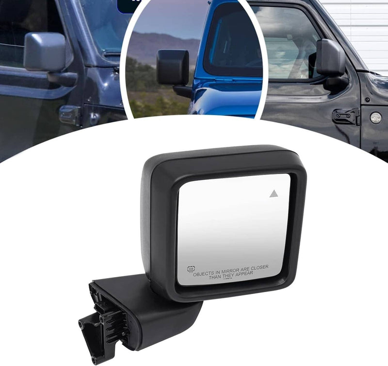 Left Right Side Rear Mirror w/ Blind Spot for Jeep Wrangler Gladiator 2018-2025
