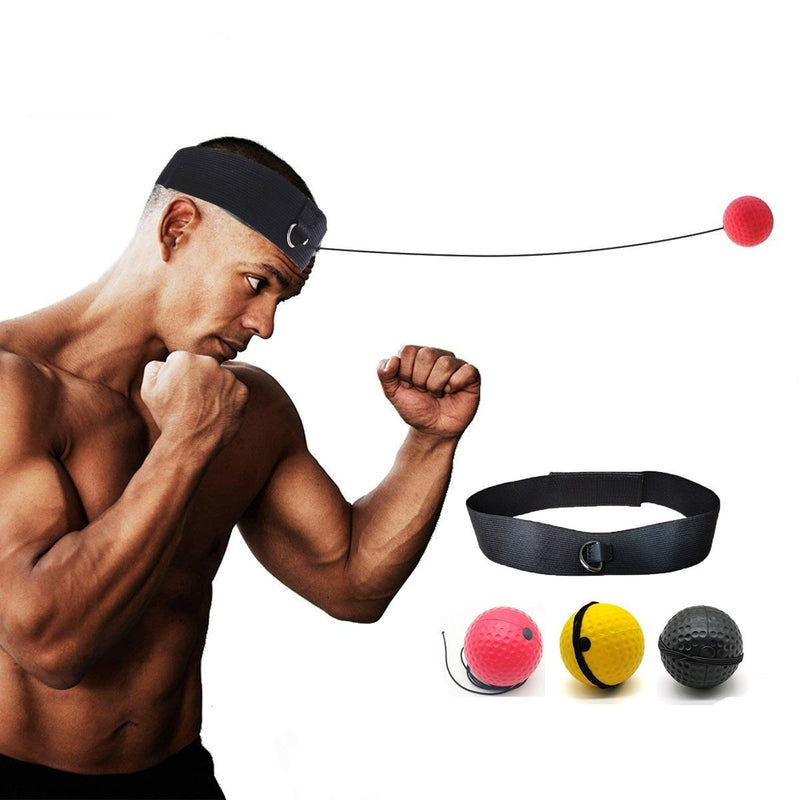 Boxing Fight 3 Balls with Head Band for Reflex Speed Training Punching Exercise