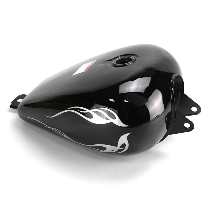 3.4 Gallons Fuel Gas Tank for Honda Rebel 250 CMX250C 1985-2016 Black
