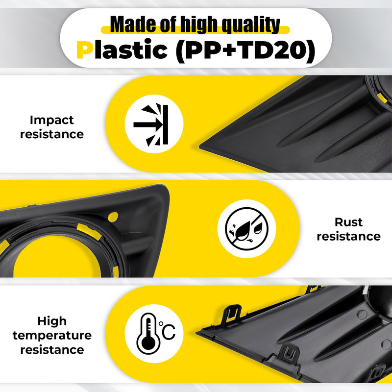 Bumper Fog Light Cover Bezel Right Passenger Side for Honda Pilot 2012-2015